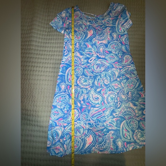 Lilly Pulitzer Kimi Dress In Zanzibar Blue size XS EUC - Picture 6 of 10